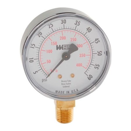 Allpoints Allpoints 2631020 Gauge, Water Pressure, 0-60 Psi 2631020